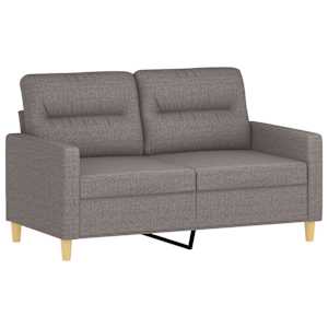 2dílná sedací souprava s polštáři taupe textil - obrázek 3