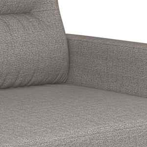 2dílná sedací souprava s polštáři taupe textil - obrázek 5