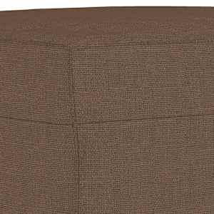 3dílná sedací souprava s poduškami hnědá textil - obrázek 7