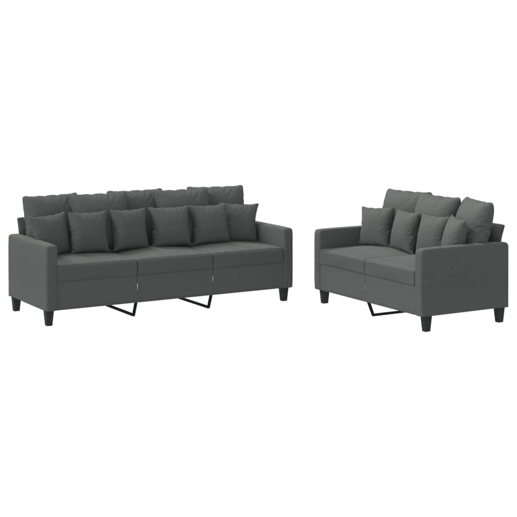 Sofa Set Accent Sectional Sofa Couch Armchair for Living Room Fabric vidaXL