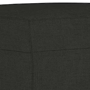 4dílná sedací souprava s poduškami černá textil - obrázek 8