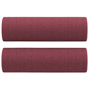2dílná sedací souprava s polštáři vínová textil - obrázek 5