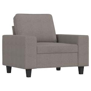 4dílná sedací souprava taupe textil - obrázek 3