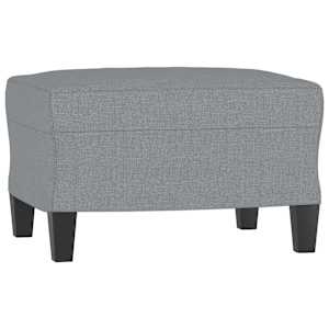 3dílná sedací souprava světle šedá textil - obrázek 5