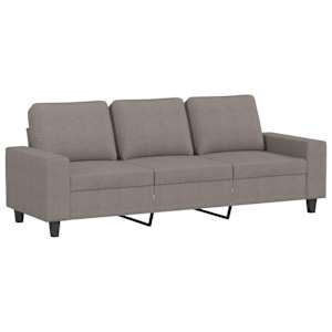 3dílná sedací souprava taupe textil - obrázek 4