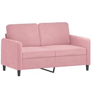 vidaXL Ensemble de canap&eacute;s 3 pcs avec coussins rose velours