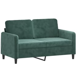 vidaXL 3-tlg. Sofagarnitur Dunkelgr&uuml;n Samt
