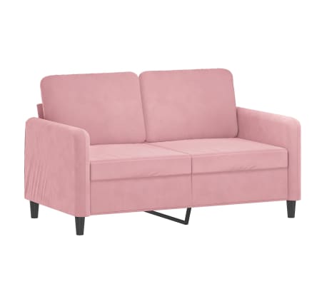 vidaXL Ensemble de canap&eacute;s 2 pcs avec coussins rose velours