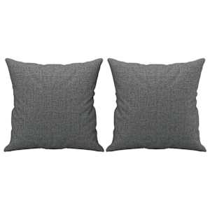 3dílná sedací souprava s polštáři tmavě šedá textil - obrázek 8