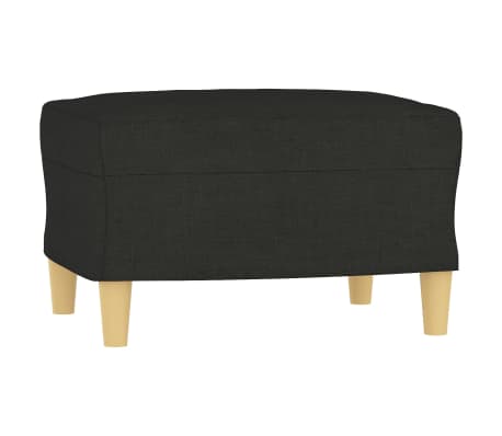 vidaXL sofas&aelig;t 3 dele med hynder stof sort