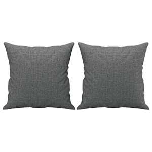 2dílná sedací souprava s polštáři tmavě šedá textil - obrázek 6
