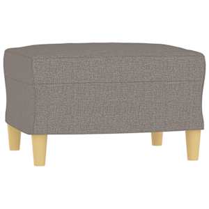 3dílná sedací souprava s polštáři taupe textil - obrázek 5