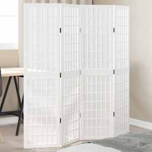 Paravan 4-delni bel trden les pavlovnije