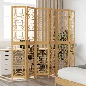 Paravan 6-delni rjav trden les pavlovnije