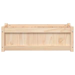 Zahradní truhlík 90 x 31 x 31 cm masivní borové dřevo - obrázek 5
