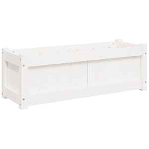 vidaXL taimekast, valge, 90 x 31 x 31 cm, m&auml;nnipuit