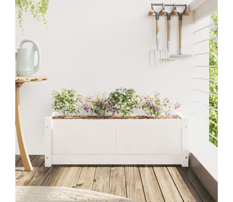 vidaXL Supporto per Piante 83x25x132 cm in Legno Massello di Abete