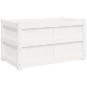 vidaXL aia taimekast, valge, 90 x 50 x 50 cm, m&auml;nnipuit