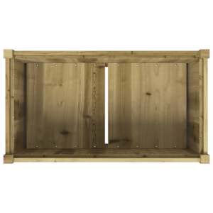 Zahradní truhlík 90 x 50 x 50 cm impregnované borové dřevo - obrázek 8