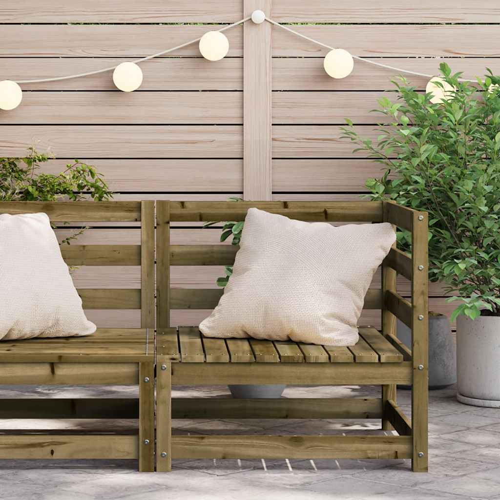 Thumbnail - vidaXL Garten-Ecksofa 70x70x67 cm Kiefernholz Imprägniert