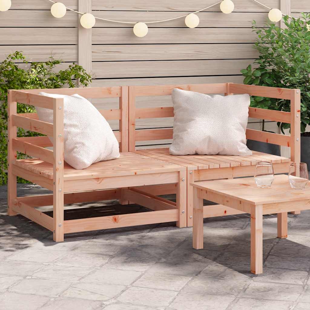 vidaXL hjørnemoduler 2 stk. til sofa 70x70x67 cm massivt douglasgran