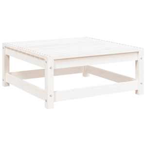 vidaXL aia jalapink, valge, 70 x 70 x 30 cm, m&auml;nnipuit