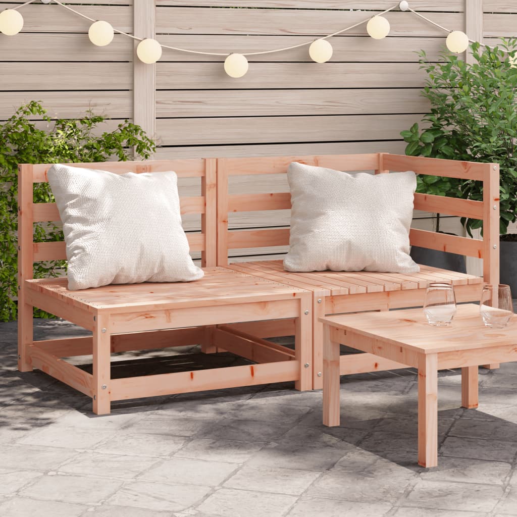 vidaXL Gartensofa 2-Sitzer Massivholz Douglasie