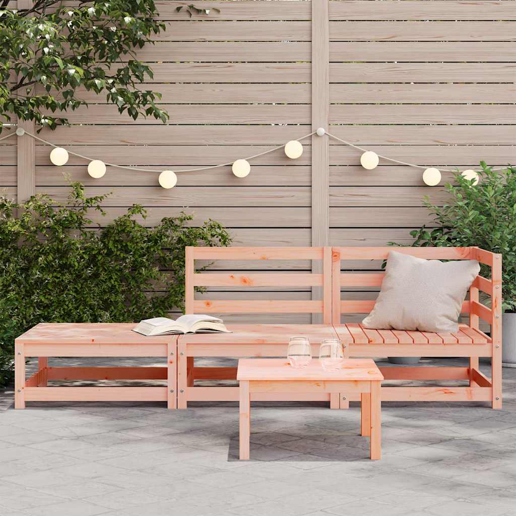 Thumbnail - vidaXL Gartensofa mit Hocker 2-Sitzer Massivholz Douglasie