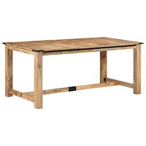 Jídelní stůl 180 x 90 x 75 cm masivní mangovníkové dřevo - obrázek 9
