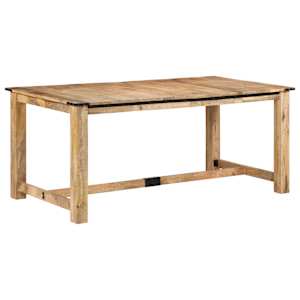 Jídelní stůl 180 x 90 x 75 cm masivní mangovníkové dřevo - obrázek 10