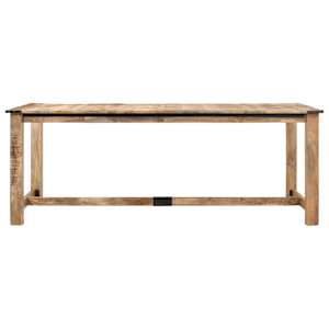 Jídelní stůl 200 x 100 x 75 cm masivní mangovníkové dřevo - obrázek 2