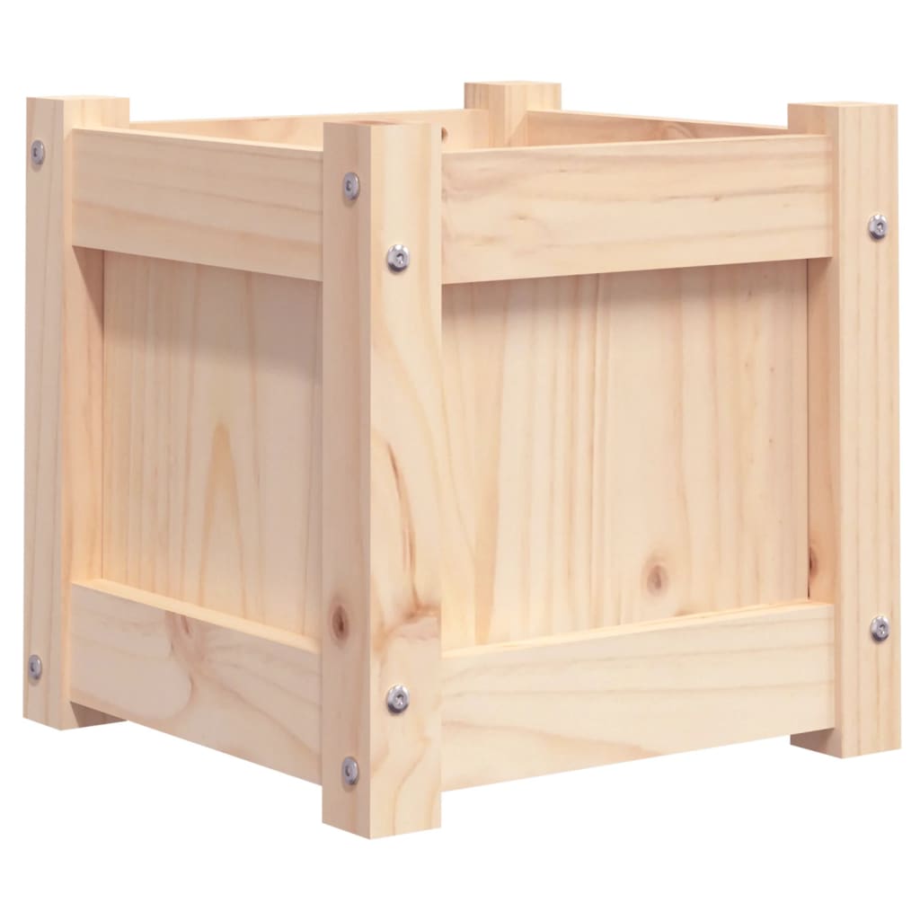 E-shop vidaXL Záhradný kvetináč 31x31x31 cm masívna borovica