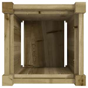 Zahradní truhlík 31 x 31 x 31 cm impregnované borové dřevo - obrázek 8