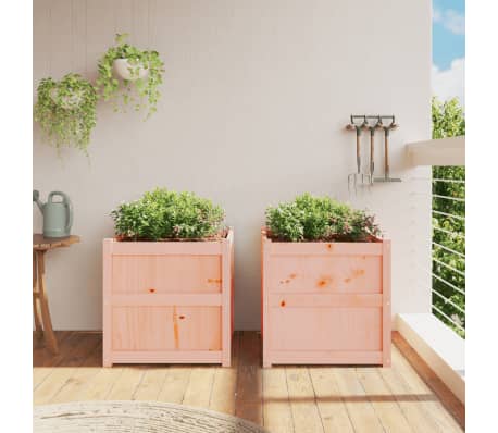 vidaXL Jardini&egrave;res 2 pcs bois massif douglas