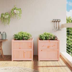 vidaXL Jardini&egrave;res 2 pcs bois massif douglas