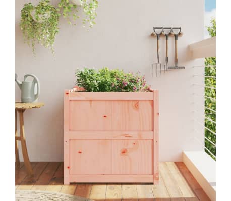 vidaXL Plantenbak 70x70x70 cm massief douglashout