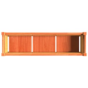 Zahradní truhlík s nohami voskově hnědý 110x31x70 cm borovice - obrázek 8