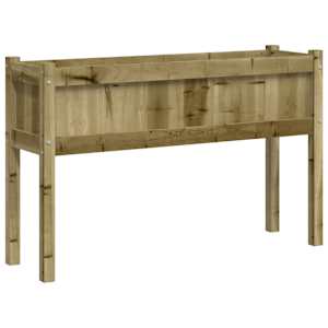 Zahradní truhlík s nohami 110x31x70 cm impregnovaná borovice - obrázek 7
