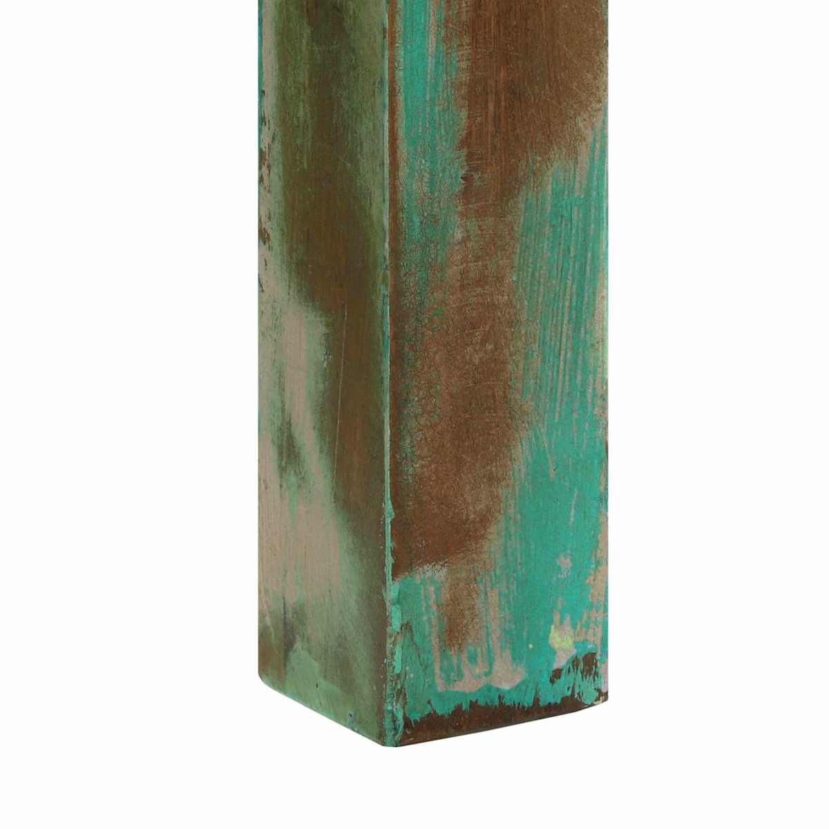 Skrivebord med skuffe Brun 112 x 55 x 76 cm Solid genbrugs træ - Billede 10