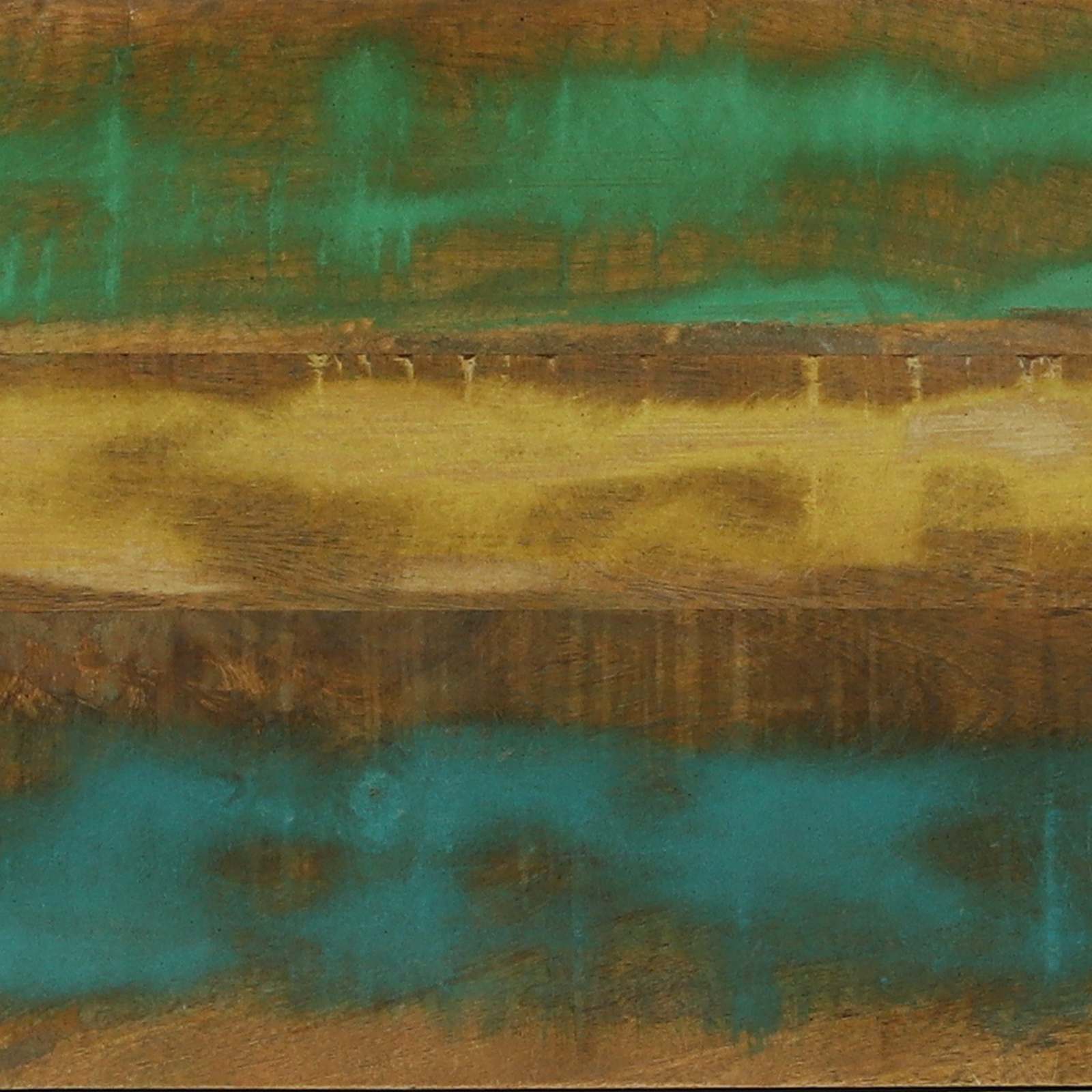 Schrijfbureau Bruin 112 x 55 x 76 cm Massief Gerecycled Hout image 12