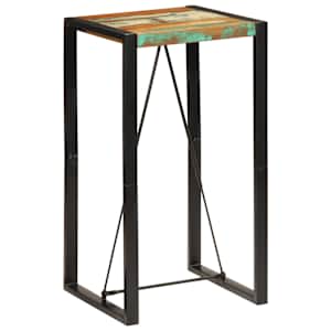 Barový stůl 60 x 55 x 110 cm masivní recyklované dřevo - obrázek 9