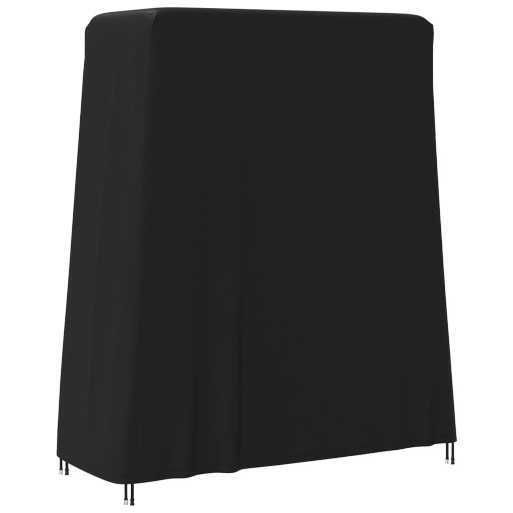 vidaXL Hoezen voor tafeltennistafel 2 st 165x70x185 cm 420D oxford zwart, foto 4