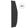 vidaXL aia p&auml;ikesevarju katted 2 tk, 265x50/70/40 cm, 420D Oxford