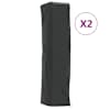vidaXL k&uuml;ttekeha katted 2 tk, p&uuml;ramiidi kuju, 58x58x228 cm 420D Oxford