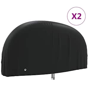 vidaXL jalgratta katted 2 tk, 200 x 70 x 110 cm, 190T, Oxford kangas