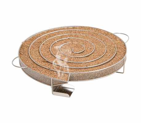 vidaXL G&eacute;n&eacute;rateur de fum&eacute;e froide rond 33,5 cm acier inoxydable