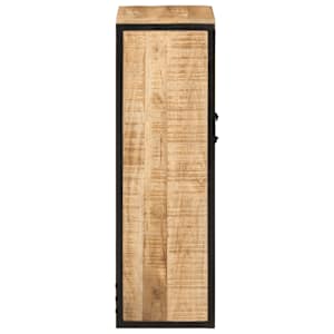 Koupelnová skříňka 40x27x90 cm masivní mangovník a železo - obrázek 4