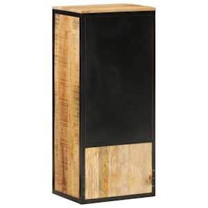 Koupelnová skříňka 40x27x90 cm masivní mangovník a železo - obrázek 5