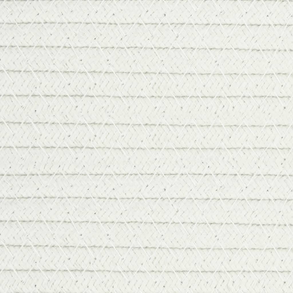  Kôš na bielizeň sivý a biely Ø55x36 cm bavlna