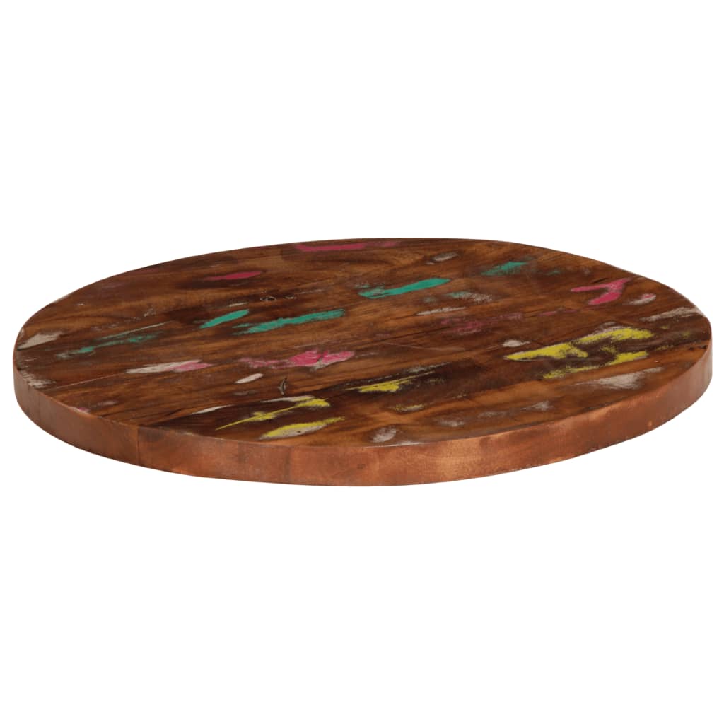 vidaXL Tafelblad rond Ø 60x3,8 cm massief gerecycled hout afbeelding